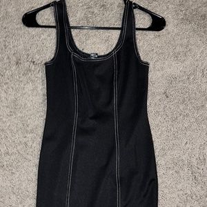Black bodycon mini dress size small